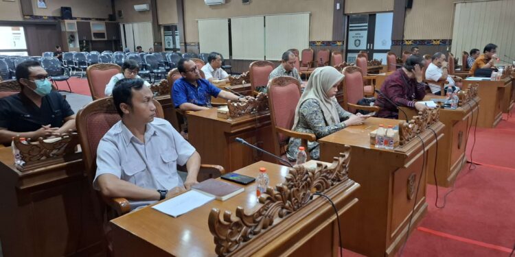 Foto: DIAN/MATA KALTENG - Rapat kerja komisi III dalam rangka peningkatan pelayaran kesehatan Rumah Sakit Dokter Murjani Sampit, 6 November 2024.