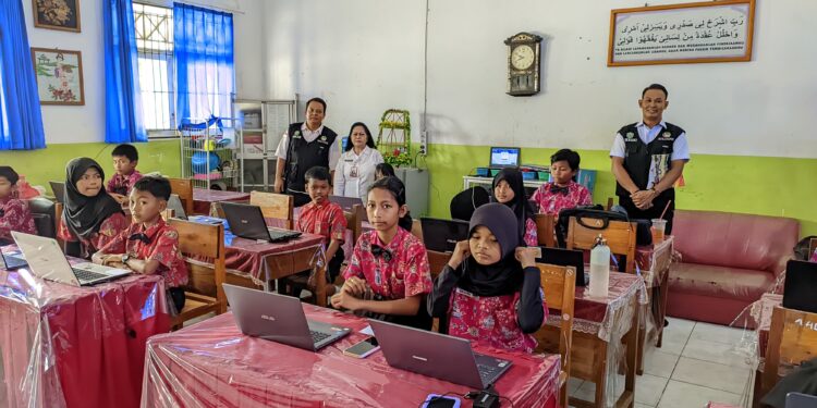 Foto: DISDIK/MATA KALTENG - ANBK di SDN 5 MB Hulu, 7 November 2024.