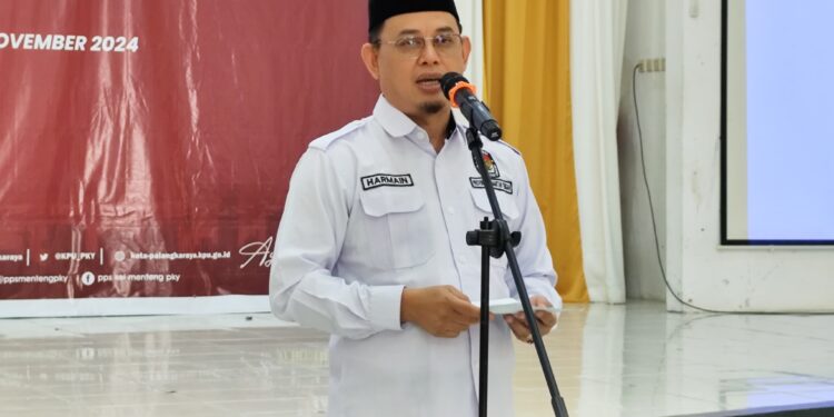 Foto: MATAKALTENG - Anggota Komisi Pemilihan Umum (KPU) Kalimantan Tengah, Harmain Ibrohim.