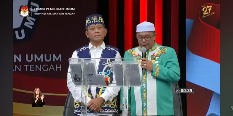 Foto: MATAKALTENG - Pasangan calon nomor urut 1 Willy M Yosef - Habibie Ismail bin Yahya.