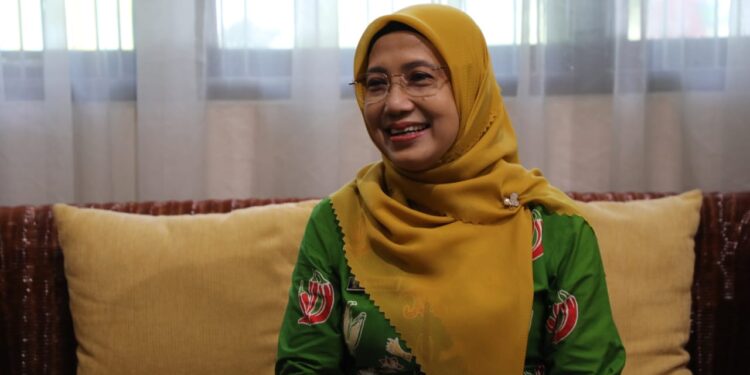 FOTO: MATAKALTENG - Kepala Dinas Tanaman Pangan, Hortikultura dan Peternakan Kalimantan Tengah, Hj. Sunarti.