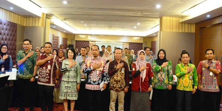 FOTO: IST/MATAKALTENG - Pertemuan Pemantauan dan Evaluasi Laboratorium Kesehatan Masyarakat Provinsi Kalimantan Tengah.