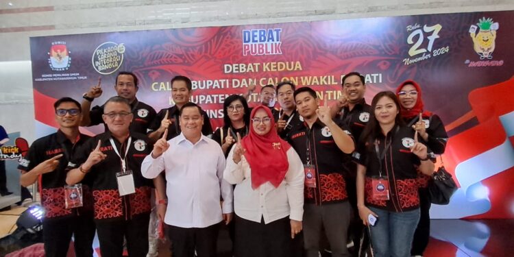 Foto: IST/MATA KALTENG - Paslon Harati usai debat publik ke 2 di Jakarta belum lama ini.