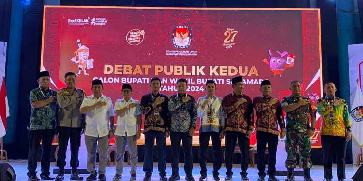 Foto AKH/MATAKALTENG - Debat Publik Kedua yang digelar KPU Sukamara yang dihadapi oleh Pj Bupati Sukamara dan Forkopimda.