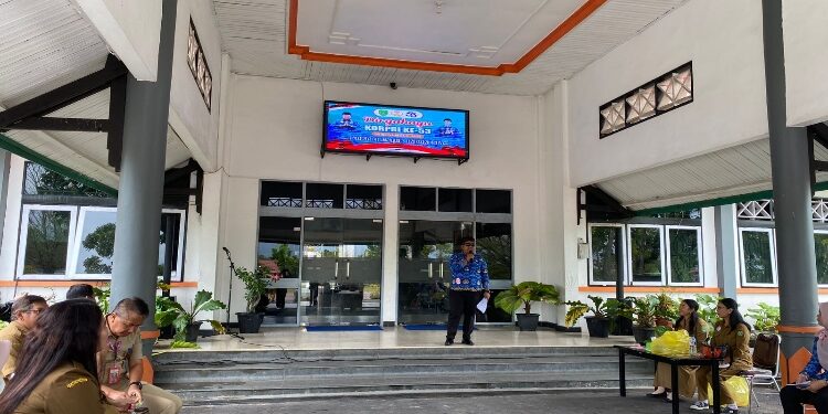 FOTO: AKH MATAKALTENG - Lomba MC non formal dalam rangka memeriahkan Hari Ulang Tahun Korpri ke-53.