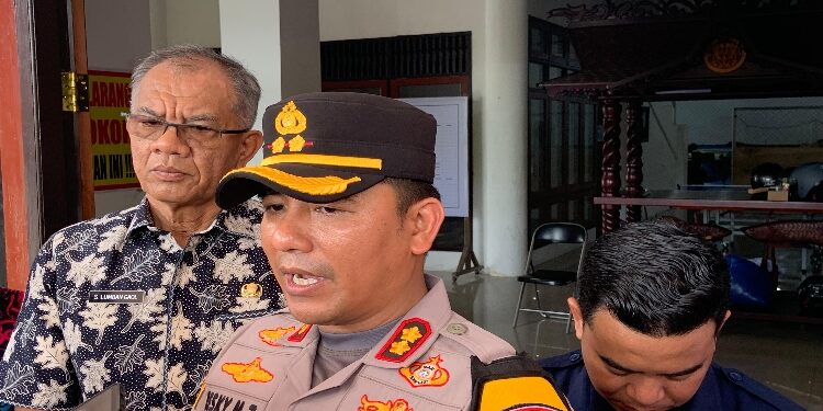 Kapolres Kotim, AKBP Resky Maulana Zulkarnain.