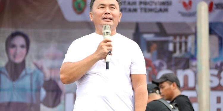 Gubernur Kalteng, H Sugianto Sabran.