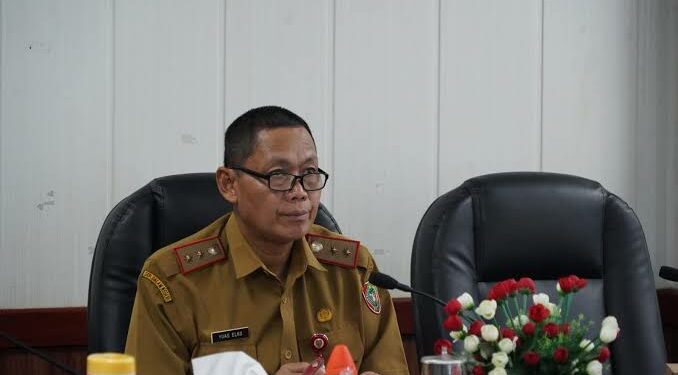 Foto: MATAKALTENG - Staf Ahli (Sahli) Gubernur Bidang Ekonomi, Keuangan dan Pembangunan Yuas Elko saat mengikuti Rapat Koordinasi (Rakor) Pengendalian Inflasi bersama Mendagri RI.Foto: Staf Ahli (Sahli) Gubernur Bidang Ekonomi, Keuangan dan Pembangunan Yuas Elko saat mengikuti Rapat Koordinasi (Rakor) Pengendalian Inflasi bersama Mendagri RI.