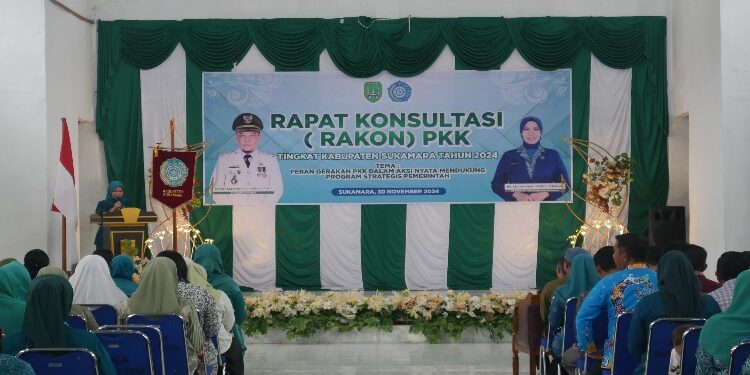 FOTO: AKH/MATAKALTENG - Rapat Konsultasi PKK Sukamara tingkat kabupaten Sukamara.