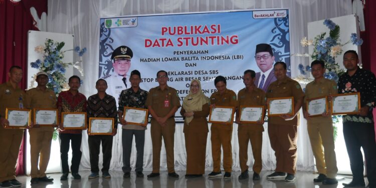 Foto AKH/MATAKALTENG - Publikasi data stunting yang digelar Dinas Kesehatan Sukamara.
