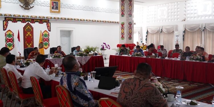 FOTO: IST/MATAKALTENG - Rapat Expose Pembangunan Rumah Sakit Kalteng.