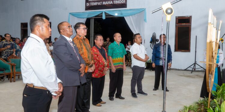 FOTO : SANDRA/MATA KALTENG - Suasana perayaan natal para jemaat GPT Berkat Iman Kuala Kurun, Rabu, 5 Desember 2024.