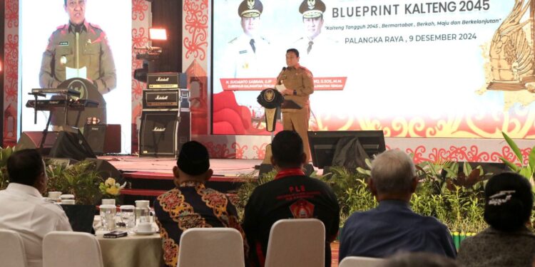 Foto: MATAKALTENG - Wagub Buka Seminar Blue Print Tata Wilayah Kalteng 2025 – 2045.