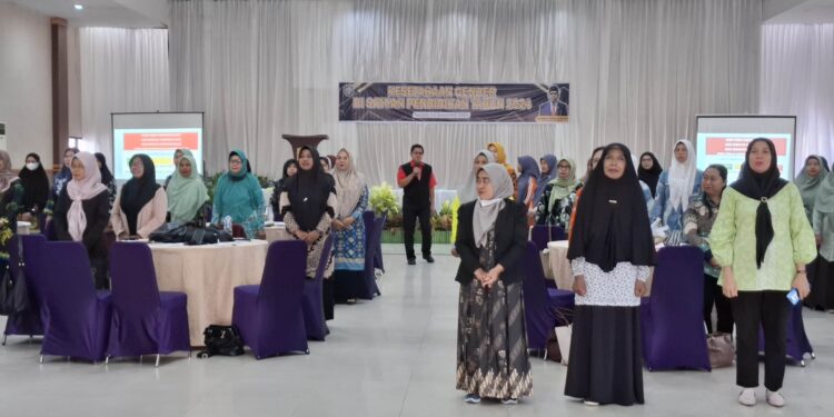 Foto: DIAN/MATA KALTENG - Sosialisasi kesetaraan gender di satuan pendidikan, 13 Desember 2024.