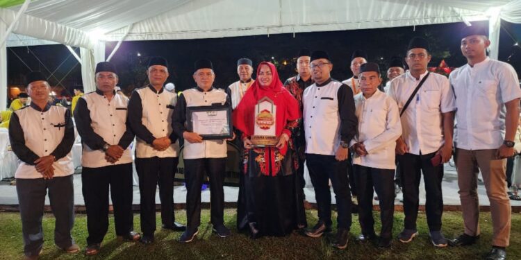 Foto: IST/MATA KALTENG - Wakil Bupati Kotim Irawati saat menghadiri penutupan MTQH XXXII di Palangkaraya, 14 Desember 2024.