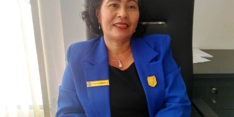 FOTO: MATAKALTENG - Anggota DPRD Kabupaten Gunung Mas Rayaniatie Djangkan.