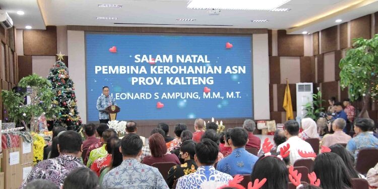 FOTO: IST/MATAKALTENG - Ibadah dan Perayaan Natal Tahun 2024, Dinas PMD Kalteng.