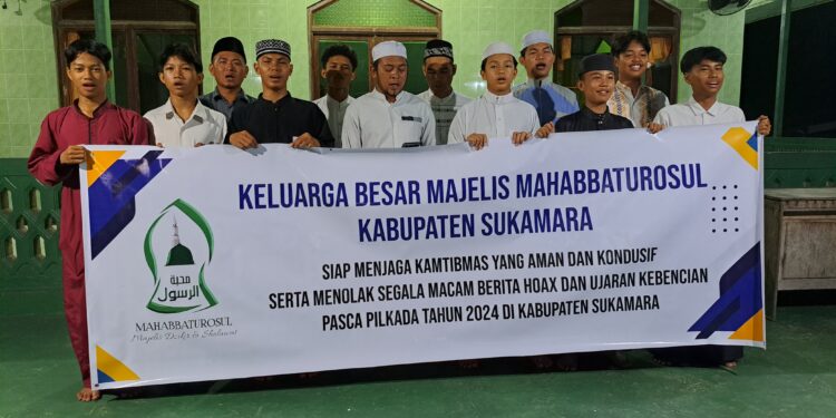 Foto : IST/MATAKALTENG - Majelis Mahabbaturosul Kabupaten Sukamara, Widi Aplianto.