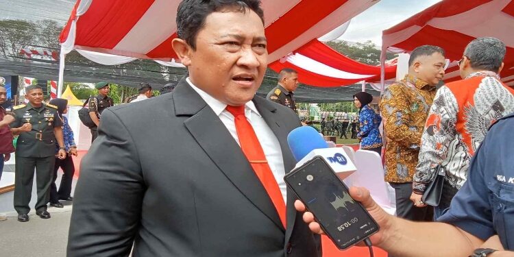 FOTO: IST/MATAKALTENG - Hadiri Sertijab Danrem 102/Panju Panjung, Wagub Harapkan Sinergi Terus Terjaga untuk Sukseskan Berbagai Program Pembangunan.