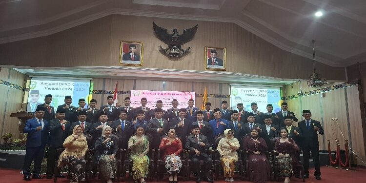 FOTO: DOK/MATA KALTENG - Anggota DPRD kabupaten Kotim periode 2024-2029 usai dilantik, pada 14 Agustus 2024 lalu.