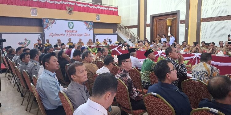 FOTO: DIAN/ MATA KALTENG - Rapat koordinasi Bupati Kotim bersama seluruh OPD.