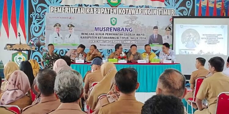 FOTO: IST/MATA KALTENG - Musrenbang di Kecamatan Seranau beberapa waktu lalu.