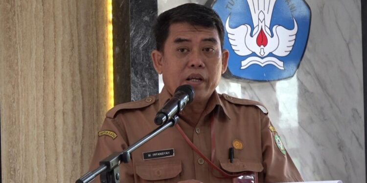 Foto:MATA KALTENG - Kepala Dinas Pendidikan Kabupaten Kotim Muhammad Irfansyah.