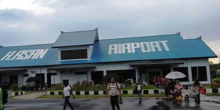 Foto:IST/MATA KALTENG - Suasana di Bandara H Asan Sampit.