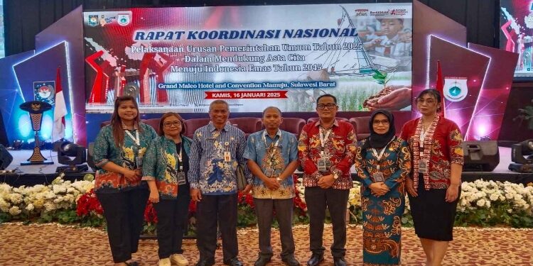 FOTO: IST/MATAKALTENG - Peserta dari Badan Kesbangpol Provinsi, Kabupate/Kota Se Kalteng yang turut hadir dalam kegiatan Rakornas.