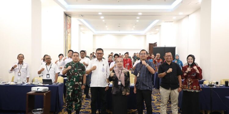 FOTO: IST/MATAKALTENG - Rapat Koordinasi Dukungan Fasilitas Irigasi untuk Kegiatan Optimalisasi Lahan (OPLAH) dan Pompanisasi.