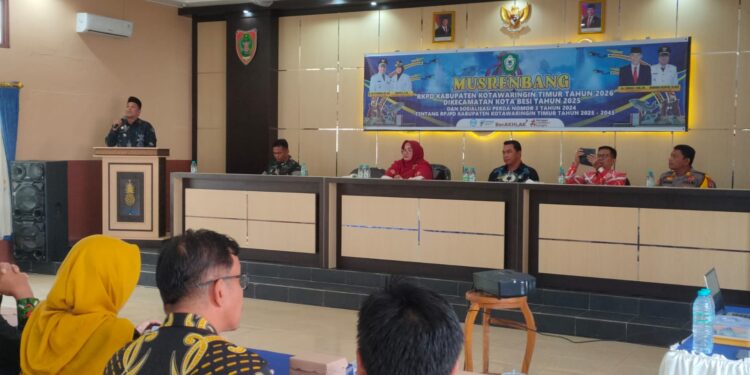 Foto: IST/MATA KALTENG - Suasana musrenbang di Kecamatan Kota Besi, 23 Januari 2025.