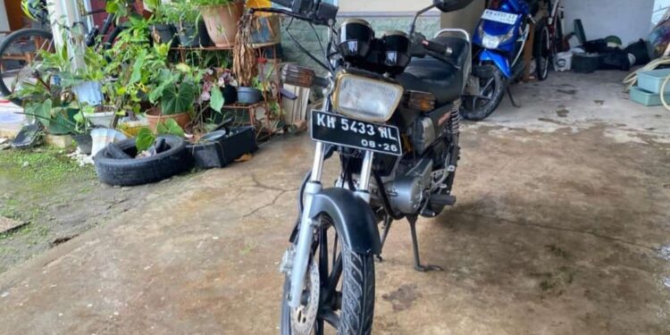 FOTO: IST/MATAKALTENG- Motor yamaha RX King yang diraib maling.