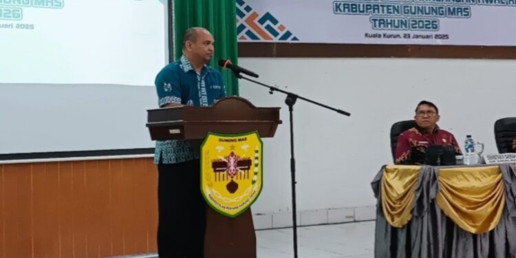 Kepala Bapperida Kabupaten Gumas, Yantrio Aulia.