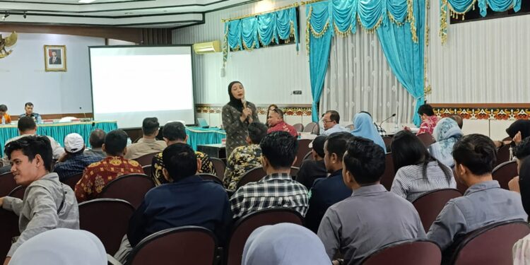 Foto:DIAN/MATA KALTENG - workshop terkait jaminan kecelakaan kerja bagi beberapa OPD di Kotim.