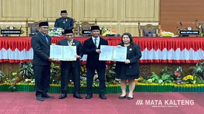 DPRD Kota Palangka Raya Resmi Umumkan Fairid dan Ahmad Zaini sebagai Wali Kota dan Wakil Wali Kota Terpilih