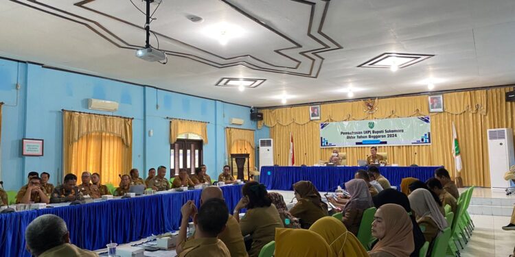 Foto AKH/MATAKALTENG - Rapat Finalisasi LKPj Bupati Sukamara tahun anggaran 2024.