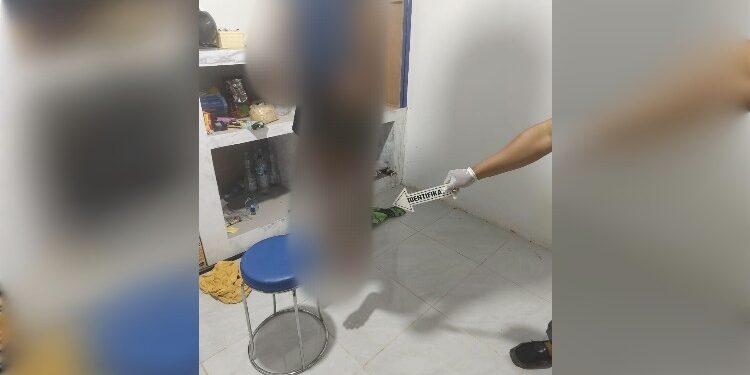 FOTO: IST/MATAKALTENG - Korban gantung diri di Kecamatan Parenggean. Senin, 10 Februari 2025.