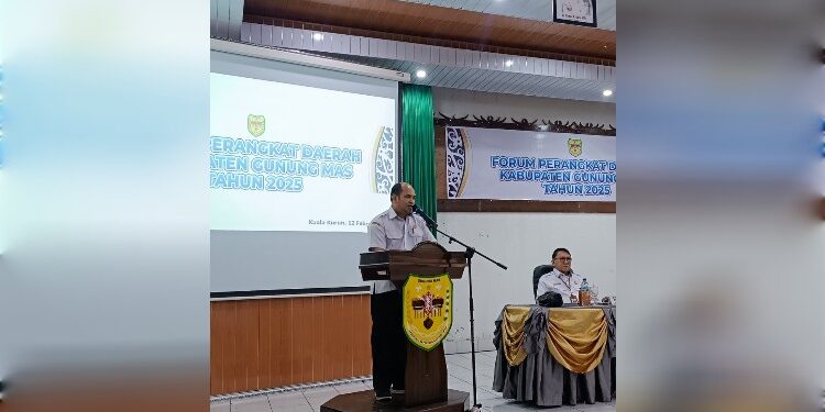FOTO: MATAKALTENG - Kepala Bapperida Kabupaten Gumas Yantrio Aulia.