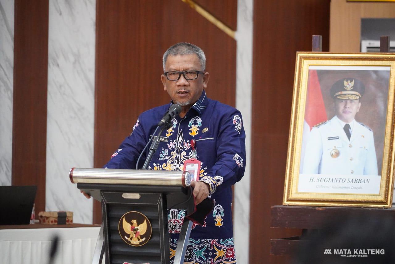 Plt Sekda Kalteng Buka Rapat Koordinasi Rencana Induk dan Road Map Inovasi Daerah
