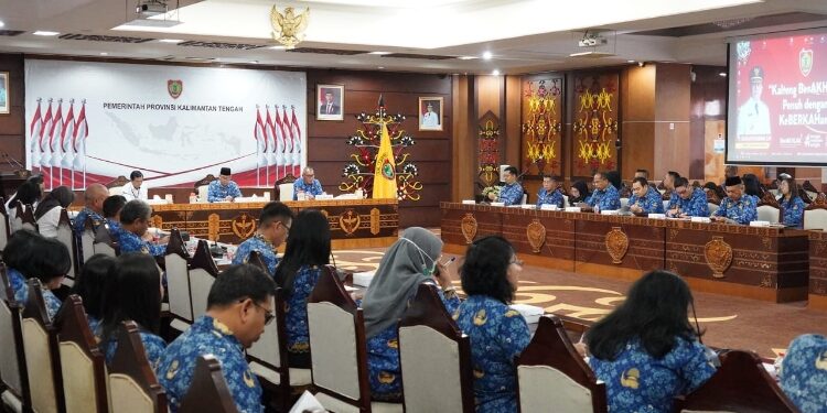 FOTO: IST/MATAKALTENG - Entry Meeting Pemeriksaan Interim Laporan Keuangan Pemerintah Daerah, Tahun Anggaran 2024.