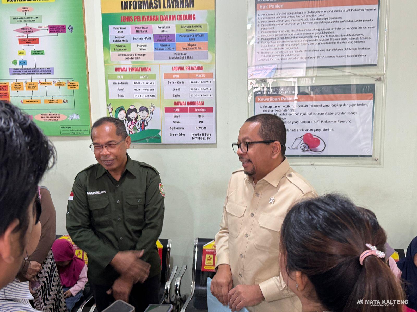 Wakil Kepala Staf Kepresidenan Tinjau Program Cek Kesehatan Gratis di Puskesmas Panarung