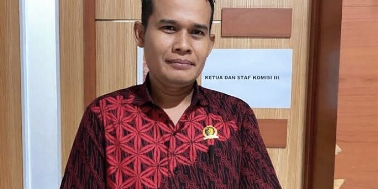 Wakil Ketua I Komisi III DPRD Kota Palangka Raya, Dede Ardiansyah. 