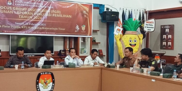 Foto: IST/MATA KALTENG - FGD Evaluasi Pilkada Kotim 2024, Senin 24 Februari 2025.