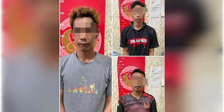 FOTO: IST/MATAKALTENG- Tiga Karyawan PT. Mustika Sembuluh Estate, Kecamatan Mentaya Hilir Utara, Kotim. Rabu, 26 Februari 2025.