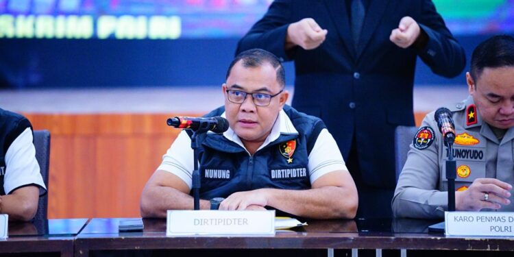 FOTO: MATAKALTENG - Dirtipidter Bareskrim Polri, Brigjen Pol Nunung.