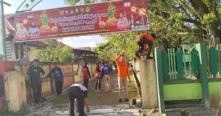 Foto: DOK/MATA KALTENG - Rumah singgah pemudik di Kwarcab Sampit pada tahun 2023 dan akan kembali dibuka di tahun 2025.