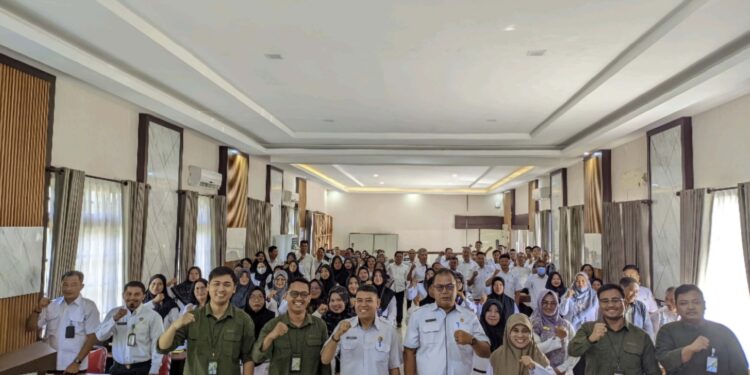 Foto: IST/MATA KALTENG - Diseminasi Program BPJS Ketenagakerjaan Kepada Kepala Sekolah SD se kabupaten Kotawaringin Timur.