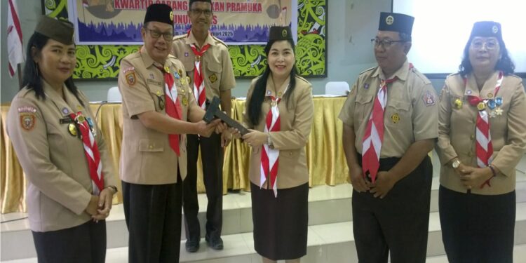 FOTO : KWARCAB PRAMUKA GUMAS/MATA KALTENG - Suasana muscab kwarcab gerakan pramuka, yang diikuti oleh pengurus kwarcab dan kwarran, pekan lalu.