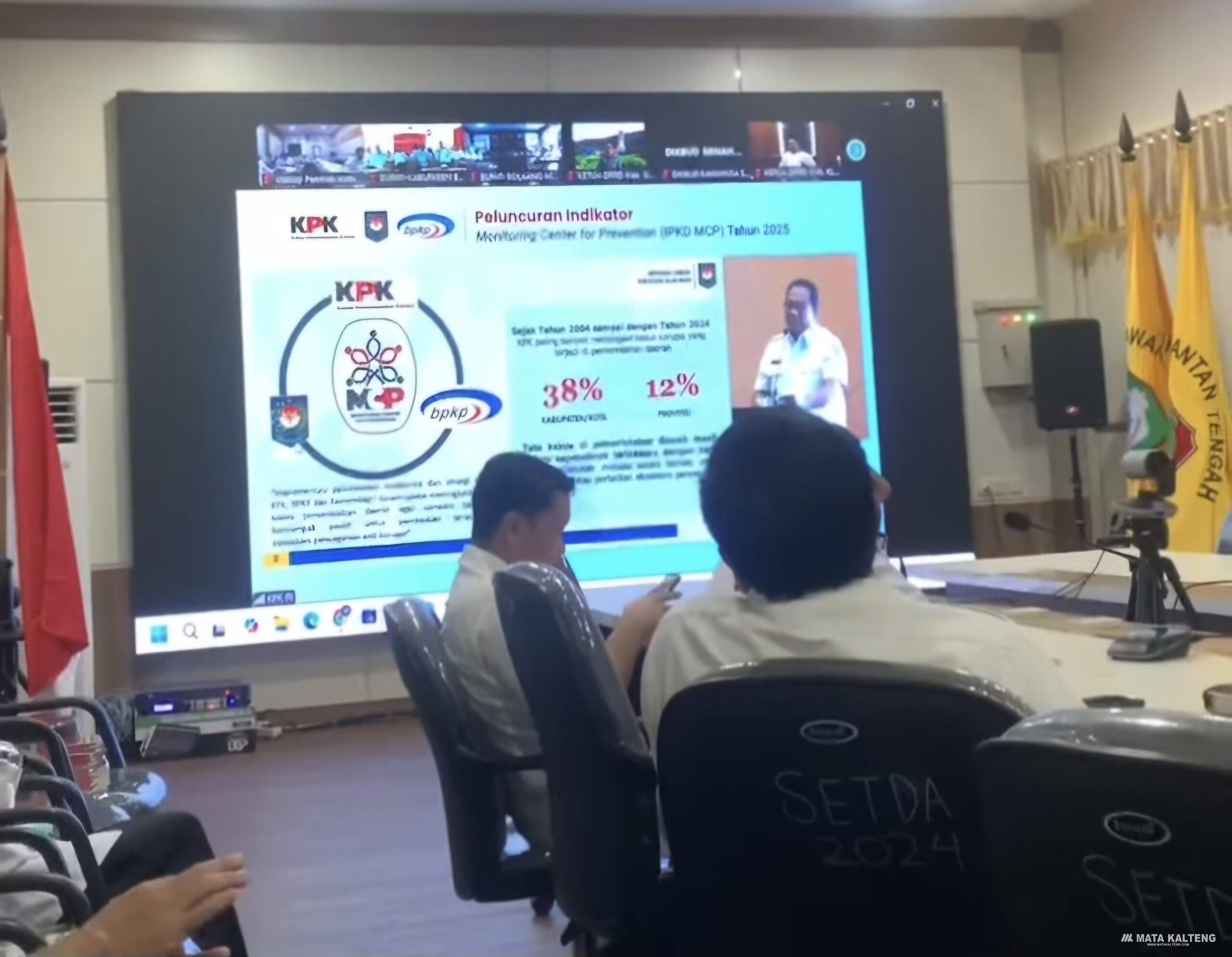 Pemkab Kotim Sambut Peluncuran MCP Untuk Petakan Daerah Rawan Korupsi