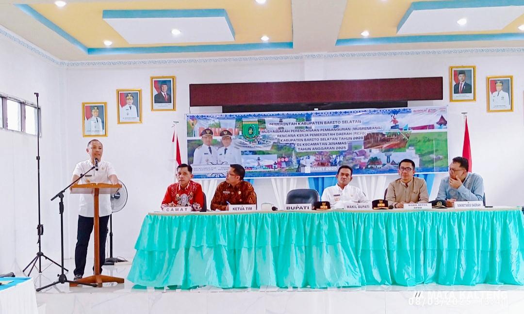 Melalui Musrenbang Duet Eddy Raya dan Khristanto Berkomitmen Majukan Kecamatan Jenamas